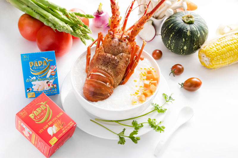 Cháo Dinh Dưỡng Tôm Hùm Sốt Bơ