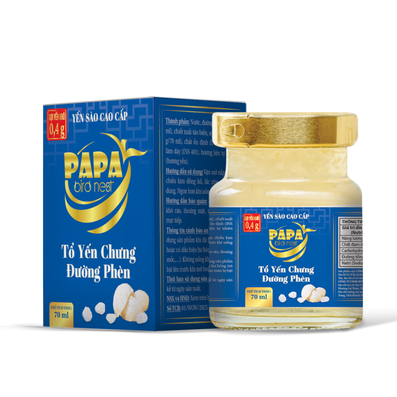 Yến Chưng Đường Phèn Dành Cho Bé