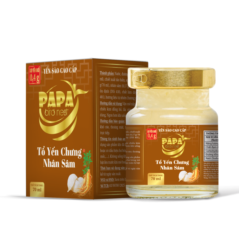 Yến Chưng Nhân Sâm