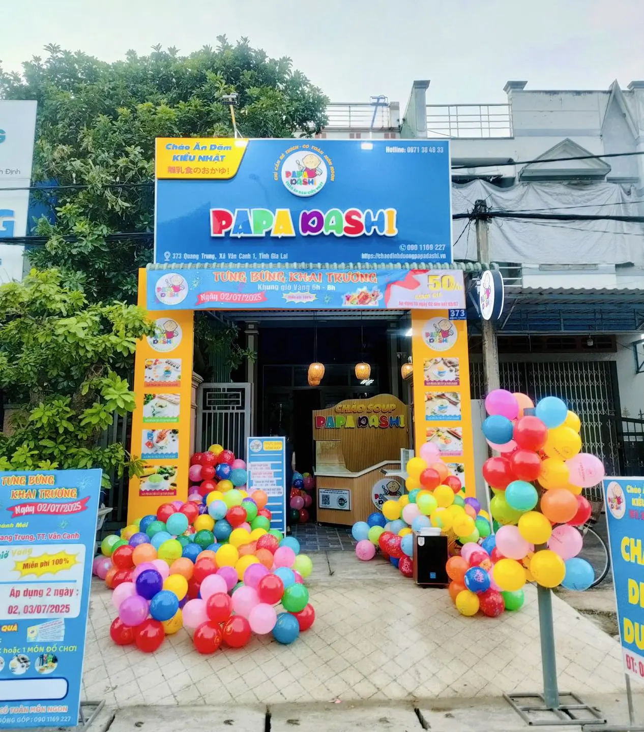 Cửa hàng cháo ngon cho bé tại Vân Canh, Bình Định