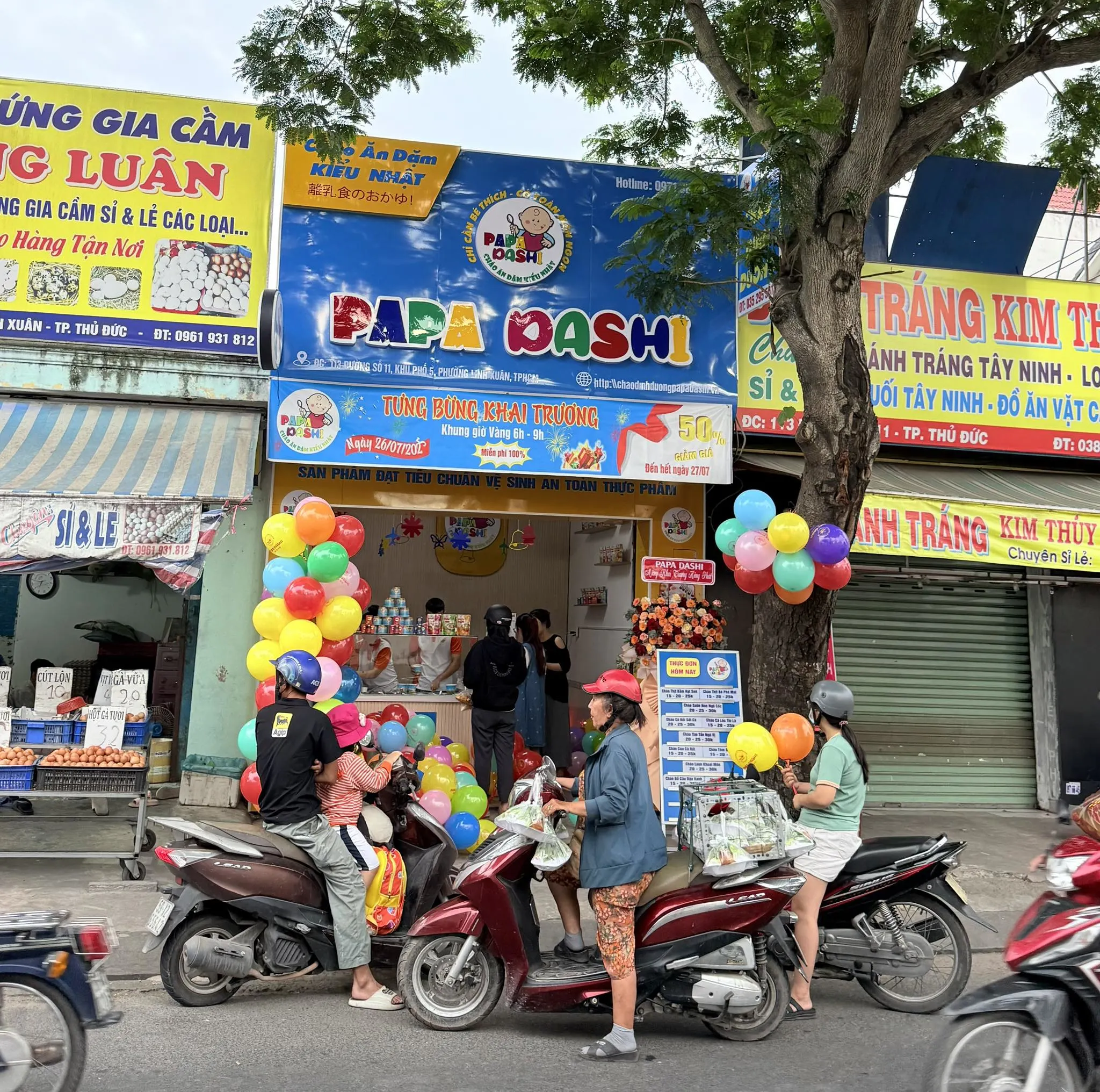 Khai trương cháo dinh dưỡng Papa Dashi Thủ Đức