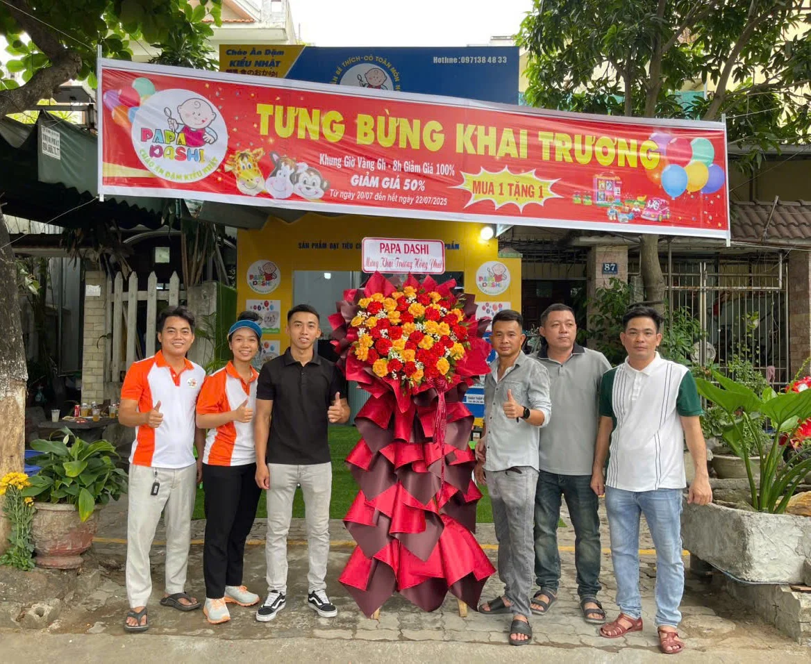 Khai trương cửa hàng cháo Papa Dashi Liên Chiểu Đà Nẵng