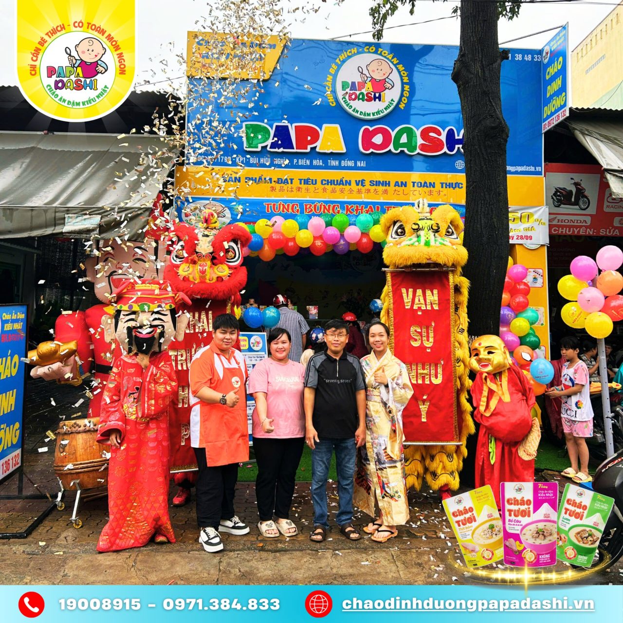Khai Trương Cửa Hàng Cháo Dinh Dưỡng Tại Biên Hòa, Đồng Nai - Ngày 27/09/2025 1 Cửa hàng cháo dinh dưỡng Papa Dashi Biên Hòa Đồng Nai khai trương ngày 27/09/2025, mang đến bữa ăn dặm chuẩn Nhật cho bé