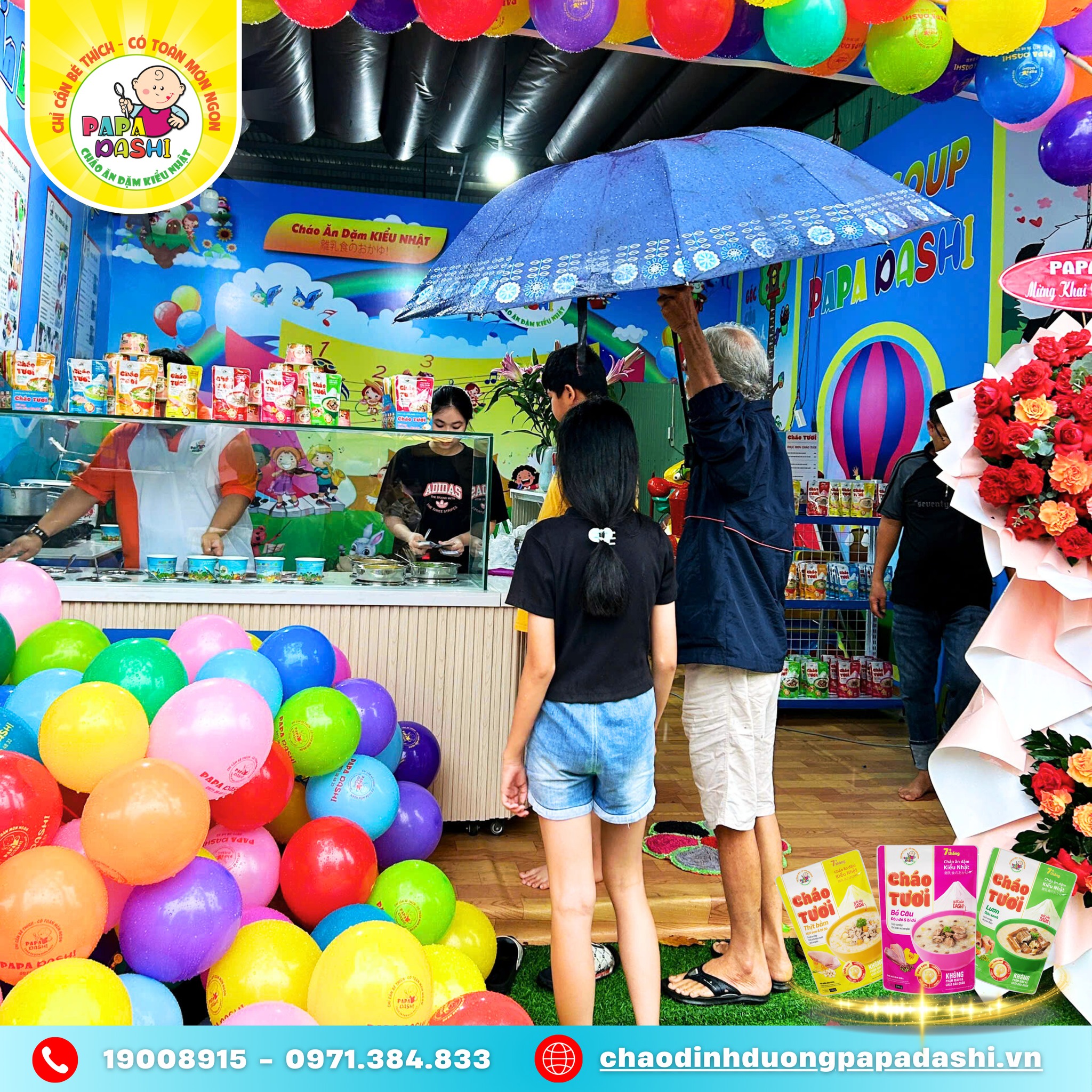 Khai Trương Cửa Hàng Cháo Dinh Dưỡng Tại Biên Hòa, Đồng Nai - Ngày 27/09/2025 5 Khách hàng đến cửa hàng Papa Dashi - Cháo dinh dưỡng Biên Hòa, Đồng Nai trong ngày khai trương