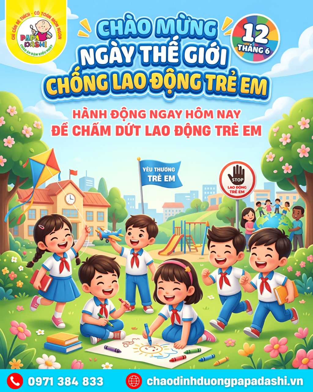 Ngày Thế Giới Phòng Chống Lao Động Trẻ Em 12/6: Chung Tay Bảo Vệ Tuổi Thơ Và Dinh Dưỡng Toàn Diện Cho Bé 1 PAGE PAPA DOC 1080 X 1350 7 1