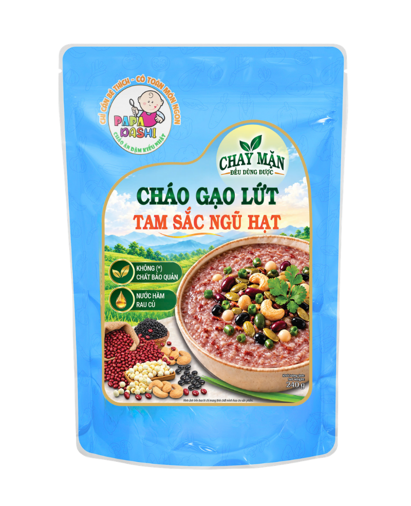 Cháo Tươi Gạo Lứt Tam Sắc Ngũ Hạt - Sắp Ra Mắt