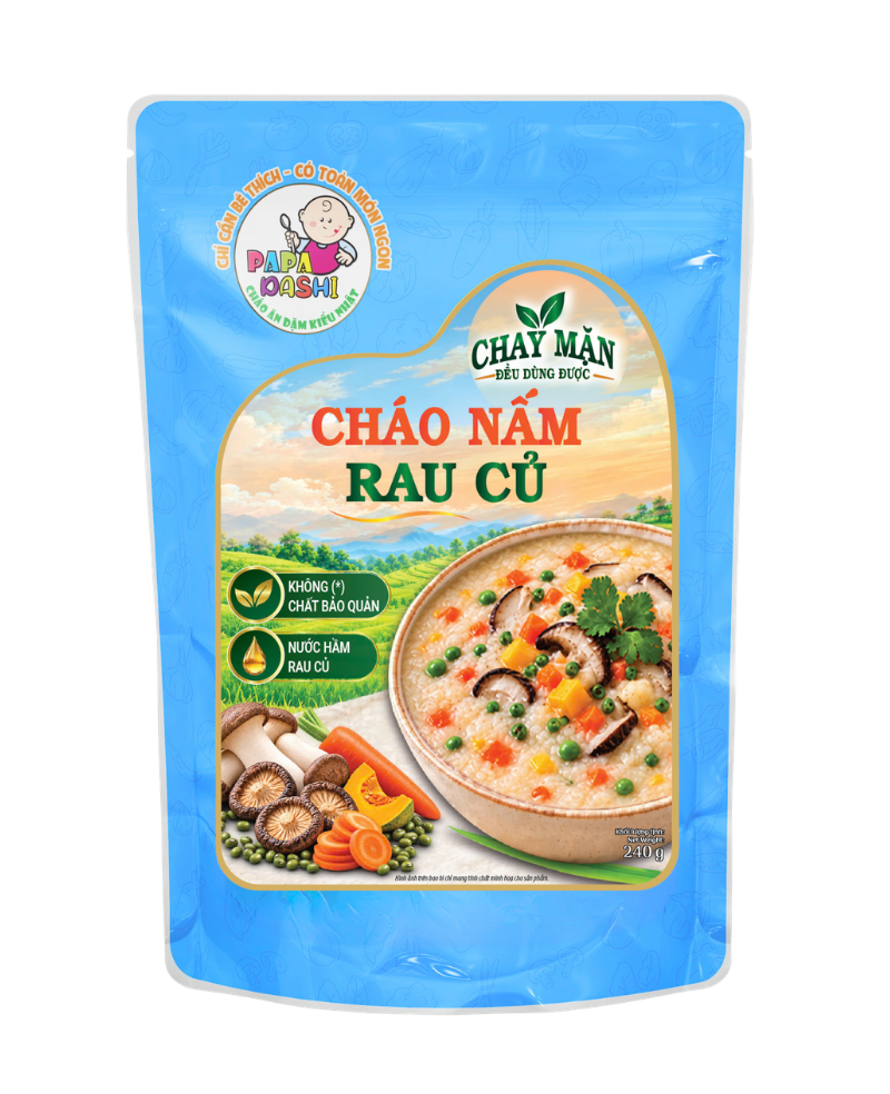 Cháo Tươi Nấm Rau Củ - Sắp Ra Mắt