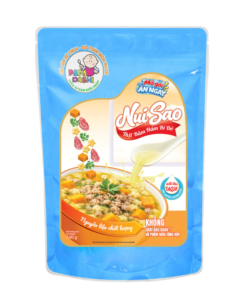 Nui Sao Thịt Bằm Hầm Bí Đỏ - Sắp Ra Mắt