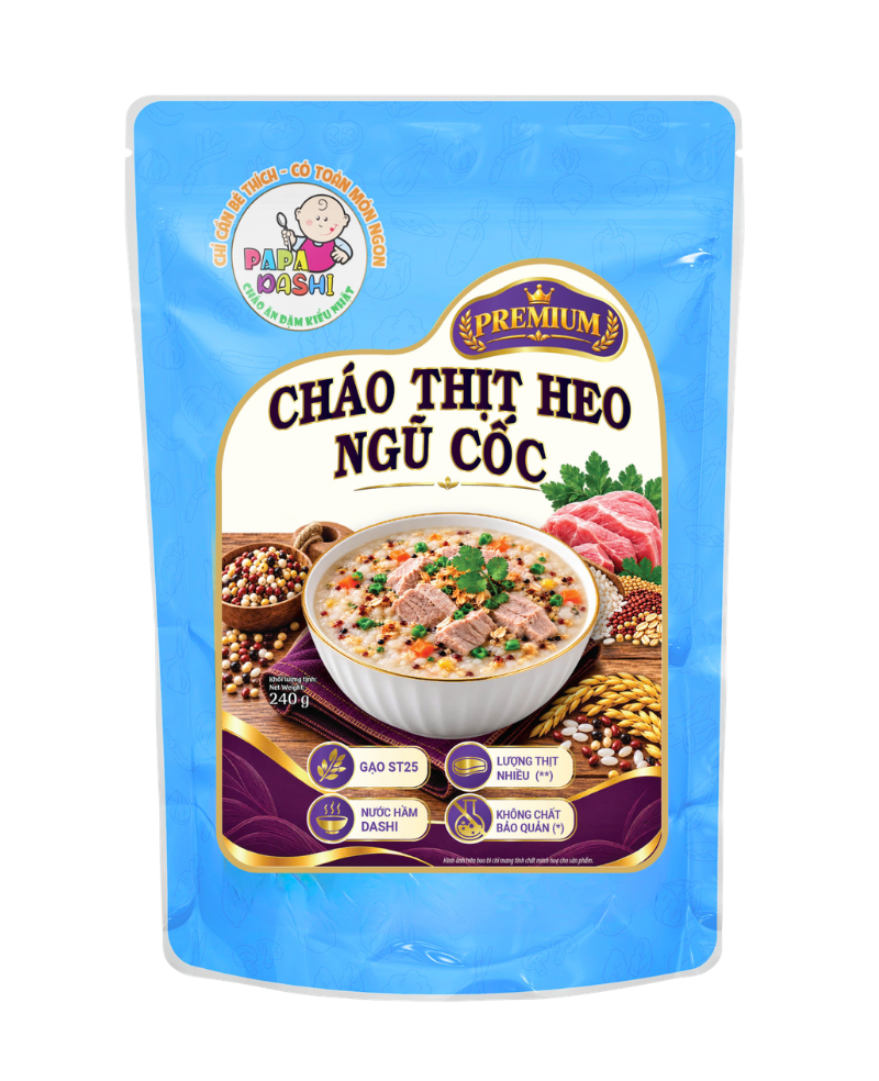Cháo Tươi Thịt Heo Ngũ Cốc Premium - Sắp Ra Mắt